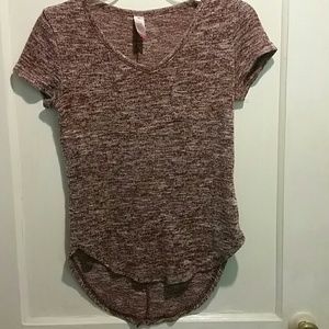 Red sweater tee
